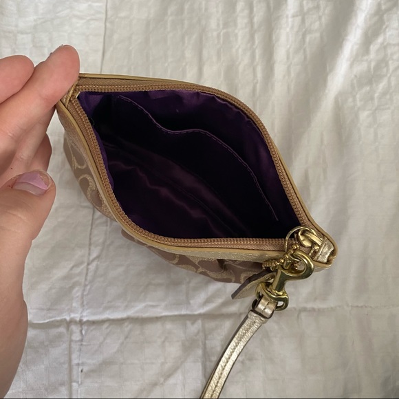 Large Coach Wristlet - Picture 2 of 2
